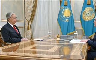Президент принял председателя Верховного суда Асламбека Мергалиева