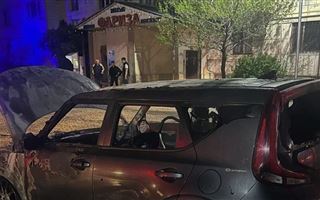 В Талдыкоргане подожгли автомобиль