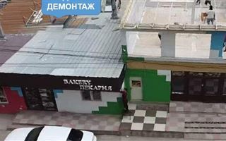Очередной незаконный объект сносят в Алматы