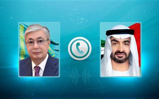 Глава государства провел телефонный разговор с президентом ОАЭ 