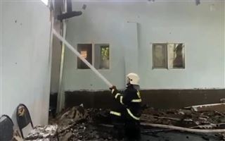 В Туркестанской области загорелся детский сад
