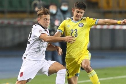 Прямая трансляция матча Албания - Казахстан в Лиге наций УЕФА