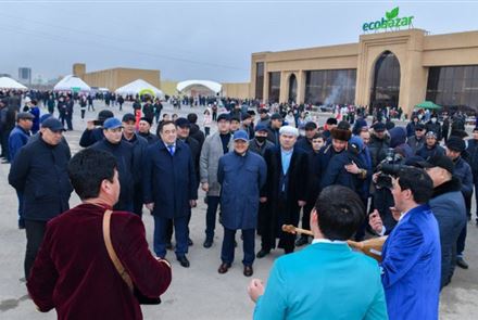 В Туркестане открылся экобазар