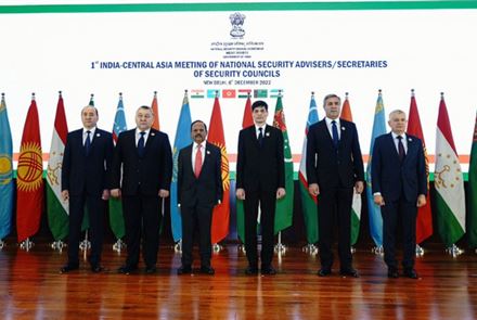 Прошла встреча советников по национальной безопасности – секретарей советов безопасности Индии и стран Центральной Азии