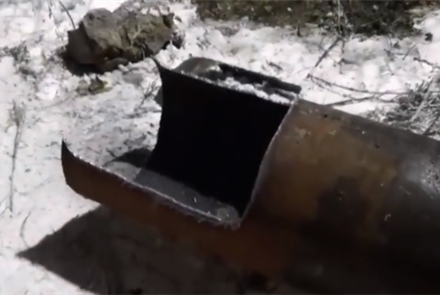 Очередную трубу прорвало на теплотрассе в Петропавловске