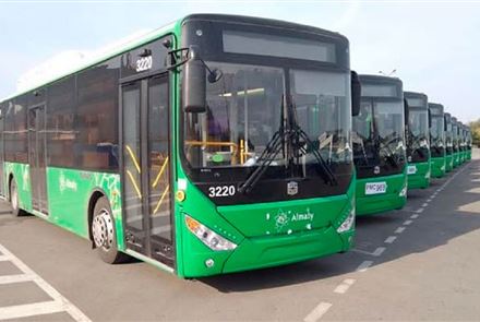 В Алматы появился новый автобусный маршрут