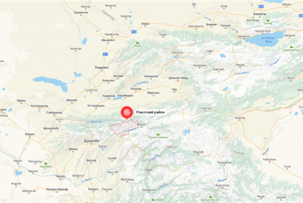 На границе Кыргызстана и Таджикистана произошло землетрясение