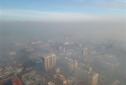 В пяти городах РК ожидается повышенное загрязнение воздуха
