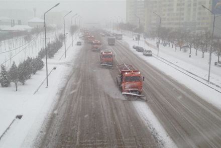 В Алматы ожидается сильный снег