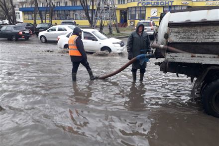 Несколько улиц затопило в Усть-Каменогорске