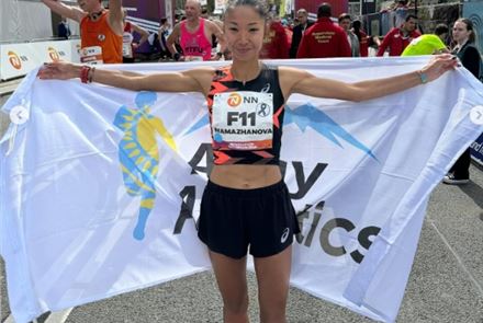 Казахстанка Жанна Мамажанова пробежала марафон быстрее олимпийской чемпионки Токио