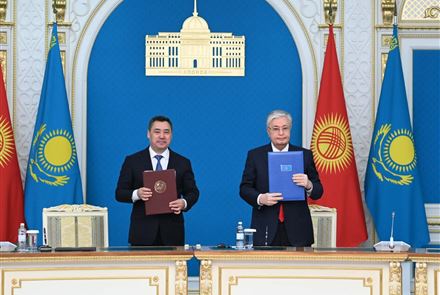 Состоялось заседание Высшего межгосударственного совета Казахстана и Кыргызстана