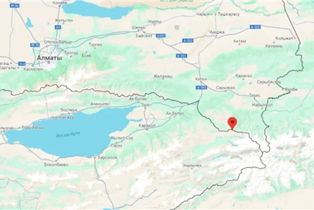 На границе Казахстана и Кыргызстана произошло землетрясение