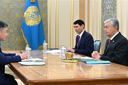 Глава государства принял председателя Национального банка Тимура Сулейменова 