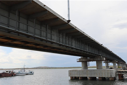 Самый длинный мост в Казахстане строят на Бухтарминском водохранилище