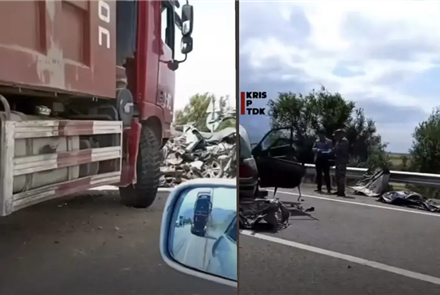 Грузовик столкнулся с легковым автомобилем в Жетсуской области - есть погибшие