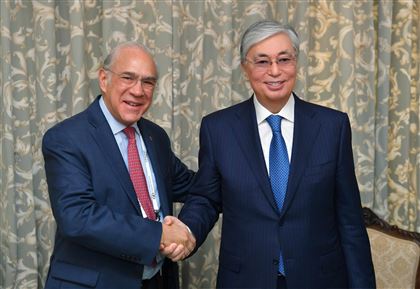 Президент Казахстана встретился с Генеральным секретарем ОЭСР Хосе Анхелем Гурриа