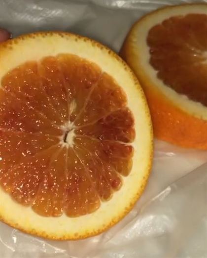 «Масонский знак»: астанчанка испугалась апельсина и позабавила пользователей Сети