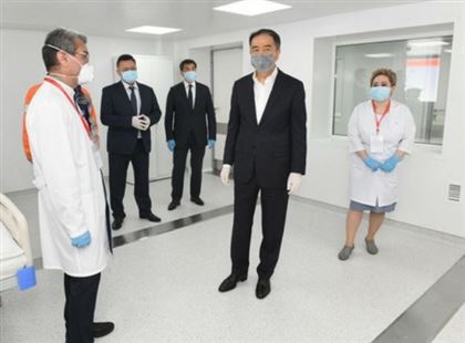 В Алматы открыли новую модульную больницу