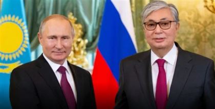 Президент Казахстана поздравил Владимира Путина