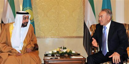 Президент ОАЭ и правитель эмирата Дубай пожелали скорейшего выздоровления Нурсултану Назарбаеву