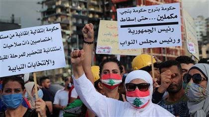 В Бейруте возобновились акции протеста