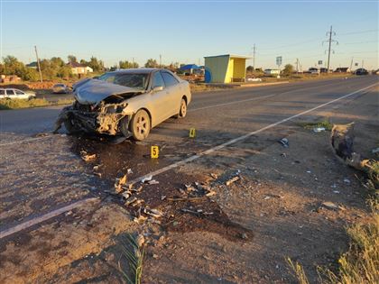 В Актюбинской области 33-летний водитель погиб после столкновения с грузовиком