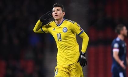 Казахстанская сборная победила команду Литвы в первой встрече в Лиге наций УЕФА