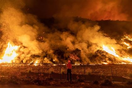 В Калифорнии природные пожары уже охватили 809 тыс. гектар