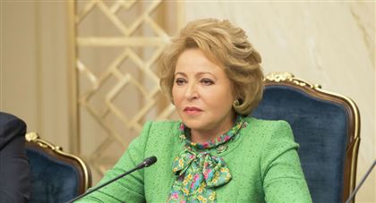 Казахстан с визитом планирует посетить председатель Совета Федерации России Валентина Матвиенко