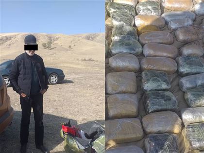 В Кыргызстане задержали казахстанца за попытку сбыта 37 килограммов гашиша