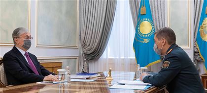 Президент РК принял министра обороны Нурлана Ермекбаева