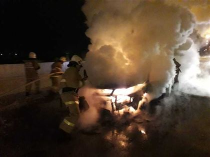 В Костанайской области сгорело три автомобиля