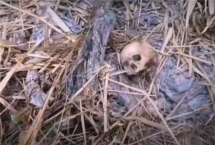 Жителей Тараза не смутили человеческие кости, найденные возле реки