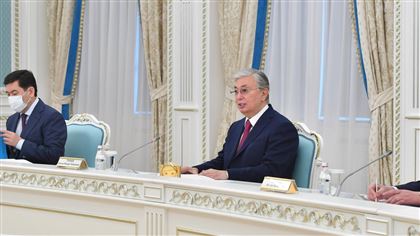 Касым-Жомарт Токаев принял министра иностранных дел Узбекистана Абдулазиза Камилова