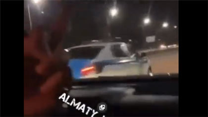 Лихач заснял свои «подвиги» на видео, чем заинтересовал алматинскую полицию