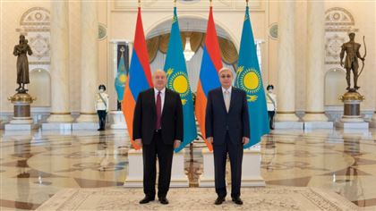 Касым-Жомарт Токаев встретился с Президентом Армении Арменом Саркисяном