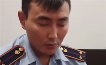 Казахстанцы сочувствуют полицейскому, который задавил женщину в Алматы