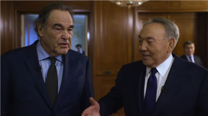 Голливудский режиссер Оливер Стоун опубликовал трейлер фильма о Назарбаеве