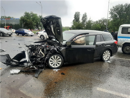 ДТП с участием четырех авто произошло в Усть-Каменогорске