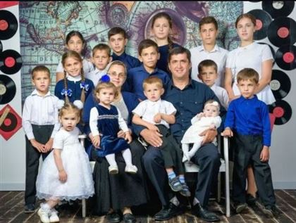 В Петропавловске в многодетной семье родился 17-й ребенок