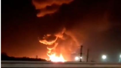 Пожар вспыхнул на предприятии по переработке вторсырья в Караганде