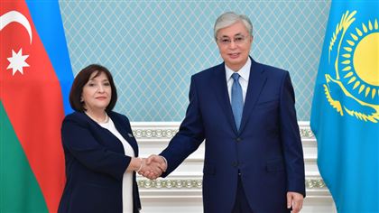 Касым-Жомарт Токаев принял председателя Милли Меджлиса Азербайджана