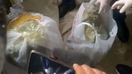 В Туркестанской области мужчина прятал в тележке 20 килограммов марихуаны