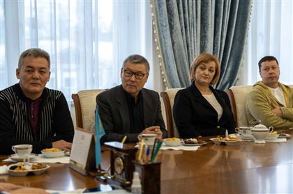 Артисты казахстанского театра стали гостями Посольства Казахстана в России