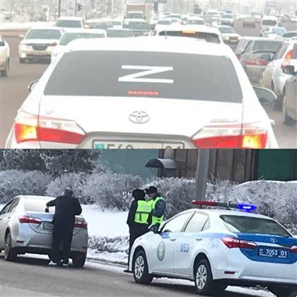 Зорро или зомби – зачем казахстанский автомобилист разместил на своей машине символ «Z»