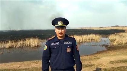 В ДЧС Павлодарской области рассказали подробности степного пожара близ поселков