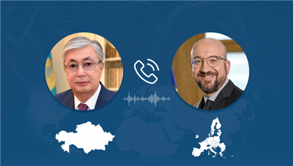 Президент Казахстана провел разговор по телефону с Президентом Европейского Совета Шарлем Мишелем