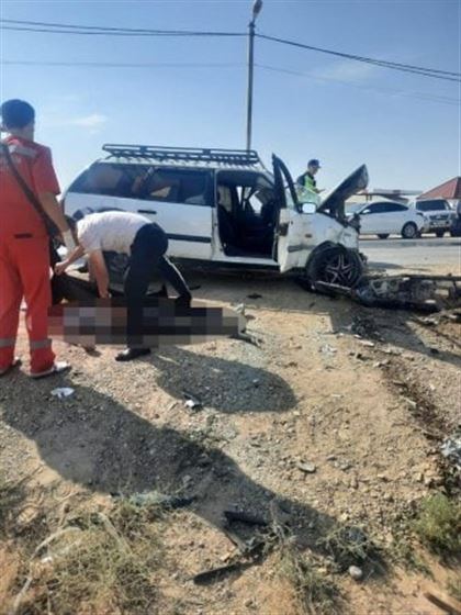 Три человека погибли в аварии на трассе пригорода Актау
