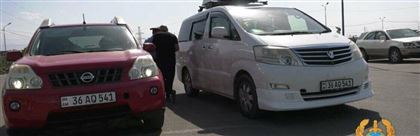 Алматинские полицейские выявили автомобили-двойники из Армении
